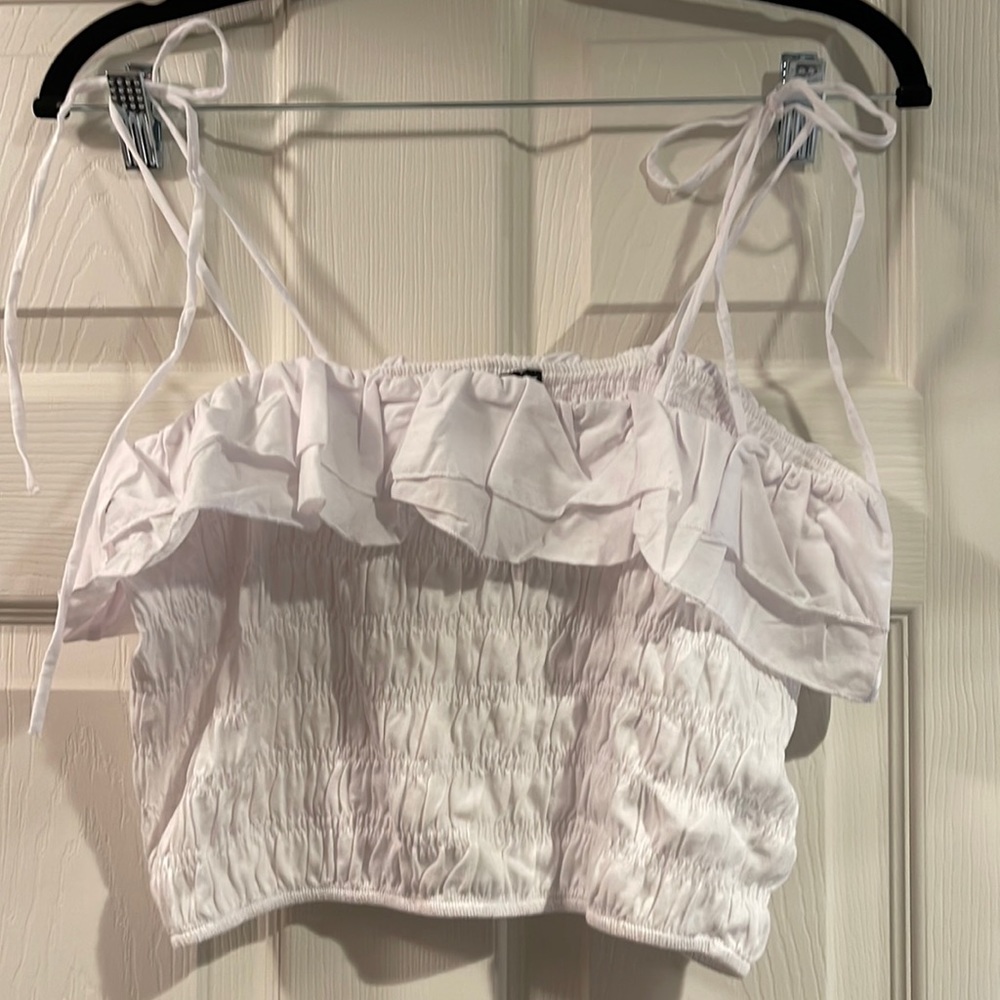 Zara - Ruffled Crop Top - Picture 5 of 9